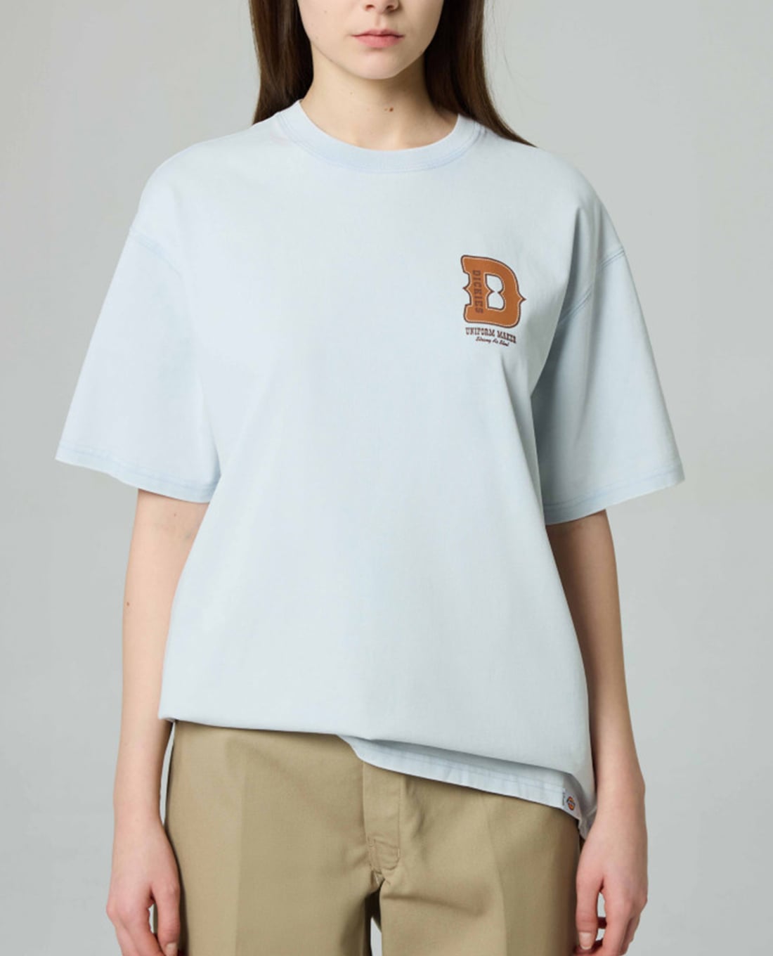 DICKIES - Áo thun unisex cổ tròn tay ngắn Heavy Jersey Graphic Logo