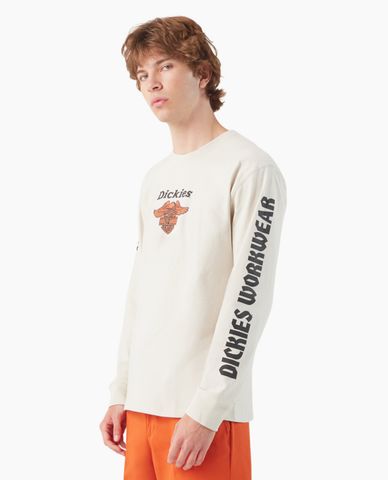  DICKIES - Áo thun nam cổ tròn tay dài Dickies x Harley Davidson 