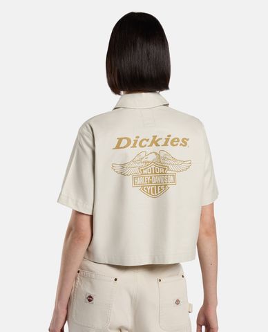  DICKIES - Áo sơ mi nữ phom croptop Dickies x Harley Davidson 