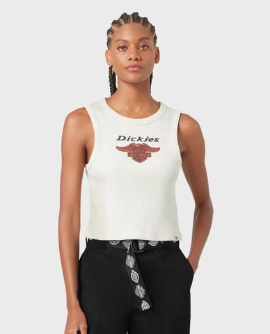  DICKIES - Áo ba lỗ nữ cổ tròn Dickies x Harley Davidson 