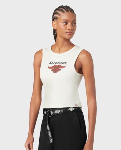  DICKIES - Áo ba lỗ nữ cổ tròn Dickies x Harley Davidson 
