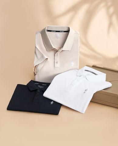  JOCKEY - Áo polo nam tay ngắn poly wicking 