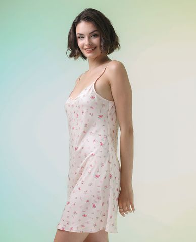  VERA - Đầm ngắn mặc nhà latin in 