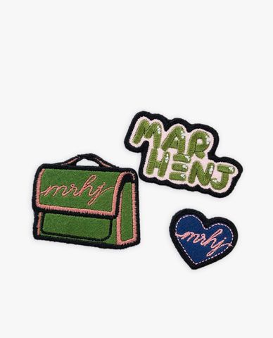  Marhen.J - Set huy hiệu cài túi xách Wappen Sunny 