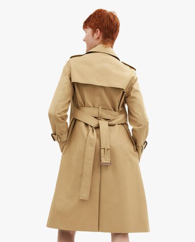  COACH - Áo khoác măng tô nữ dáng dài hiện đại 