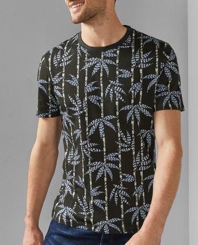  TED BAKER - Áo thun nam cổ tròn tay ngắn Bamboo 