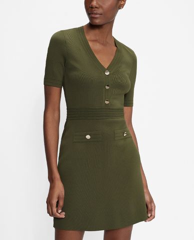  TED BAKER - Đầm mini dáng xòe chữ A Katanna 