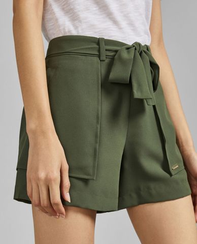  TED BAKER - Quần short nữ phối dây thắt nơ Mitty 