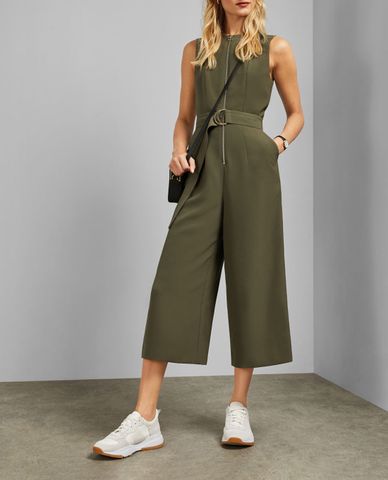  TED BAKER - Jumpsuit nữ sát nách phối zip Volenti 