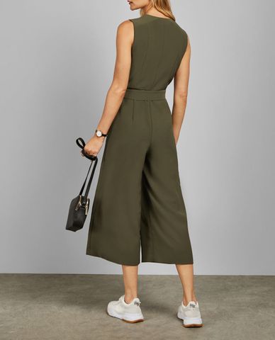  TED BAKER - Jumpsuit nữ sát nách phối zip Volenti 