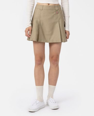  DICKIES - Váy xếp li mini thời trang Elizaville Pleated 