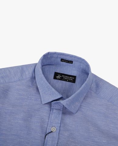  BEVERLY HILLS POLO CLUB - Áo sơ mi nam cổ bẻ tay dài bo gấu thanh lịch 