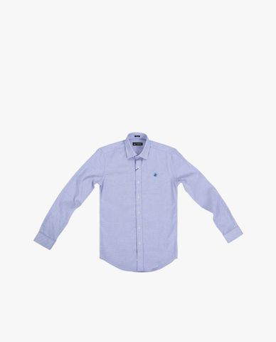  BEVERLY HILLS POLO CLUB - Áo sơ mi nam cổ bẻ tay dài phom slimfit thời trang 