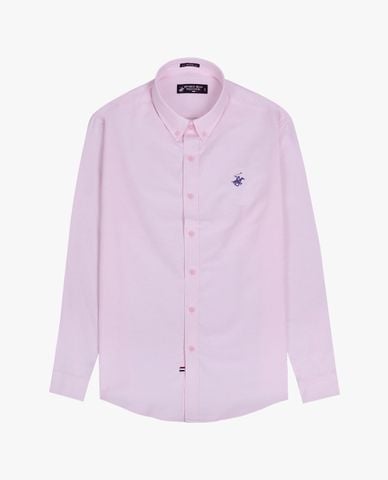  BEVERLY HILLS POLO CLUB - Áo sơ mi nam cổ bẻ tay dài thanh lịch 