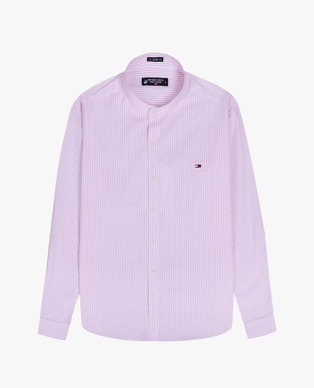 Áo Sơ Mi Nam Cổ Trụ Kẻ Sọc Thời Trang BEVERLY HILLS POLO CLUB - Maison Online