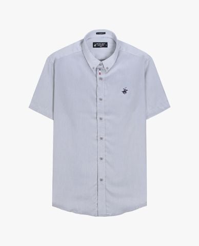 BEVERLY HILLS POLO CLUB - Áo sơ mi nam cổ bẻ tay ngắn trẻ trung 