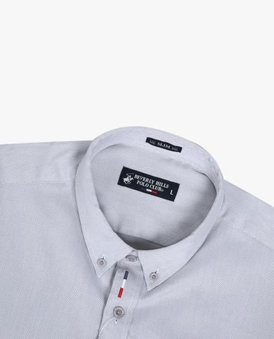  BEVERLY HILLS POLO CLUB - Áo sơ mi nam cổ bẻ tay ngắn trẻ trung 