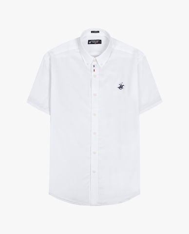  BEVERLY HILLS POLO CLUB - Áo sơ mi nam cổ bẻ tay ngắn trẻ trung 