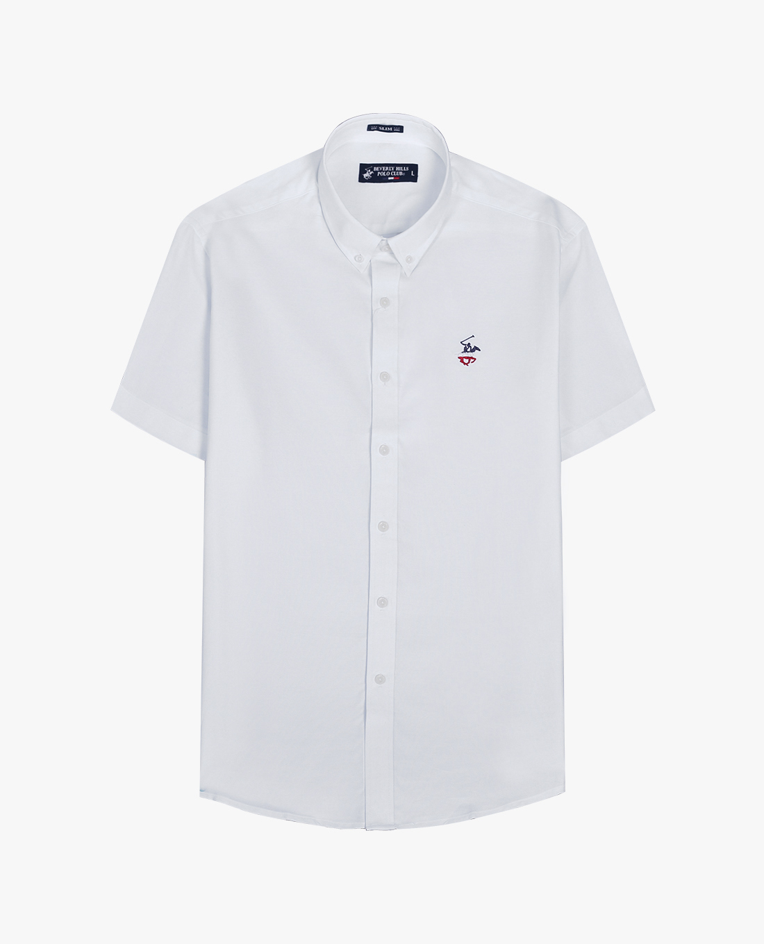 BEVERLY HILLS POLO CLUB - Áo sơ mi nam cổ bẻ tay ngắn trẻ trung