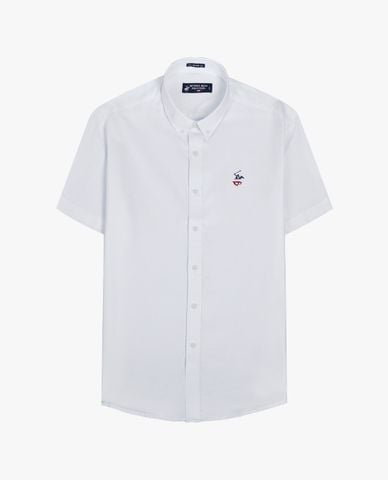  BEVERLY HILLS POLO CLUB - Áo sơ mi nam cổ bẻ tay ngắn trẻ trung 