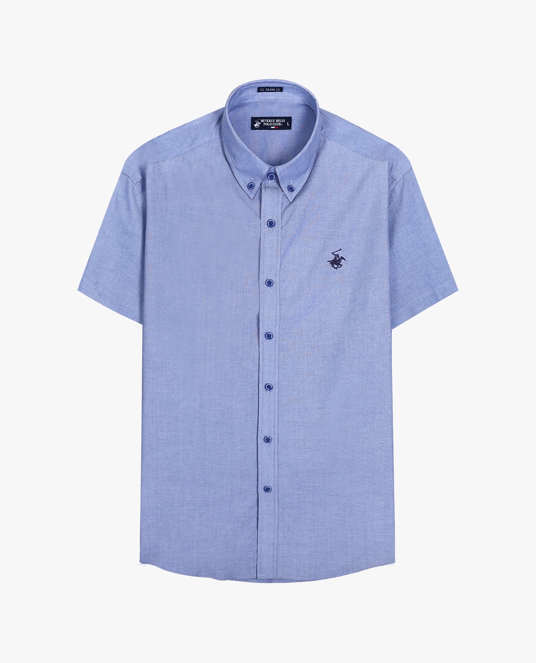BEVERLY HILLS POLO CLUB - Áo sơ mi nam cổ bẻ tay ngắn trẻ trung