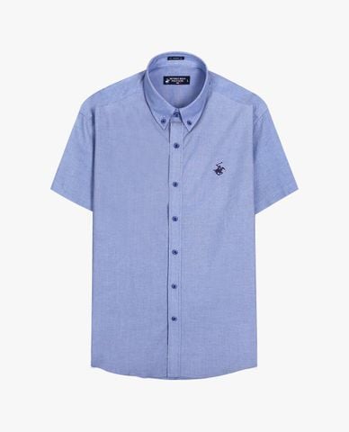  BEVERLY HILLS POLO CLUB - Áo sơ mi nam cổ bẻ tay ngắn trẻ trung 