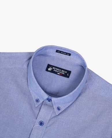  BEVERLY HILLS POLO CLUB - Áo sơ mi nam cổ bẻ tay ngắn trẻ trung 