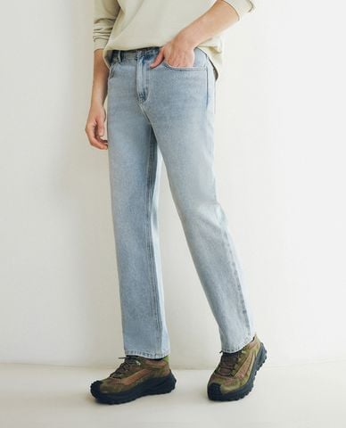  URBAN REVIVO - Quần jeans nam ống đứng thời trang 