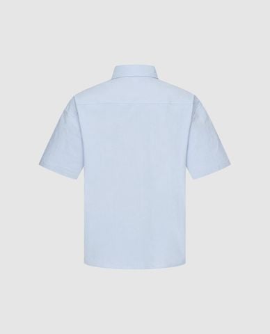  URBAN REVIVO - Áo sơ mi nam cổ bẻ tay ngắn trẻ trung 