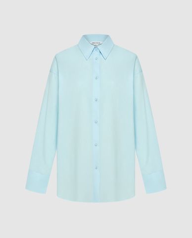  URBAN REVIVO - Áo sơ mi nữ cổ bẻ tay dài Button Up Straight 