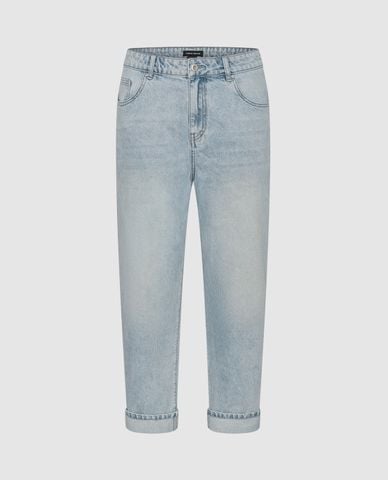  URBAN REVIVO - Quần jeans nam ống đứng năng động Straight 