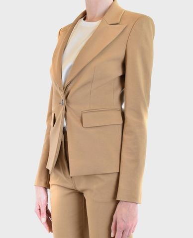  PINKO - Áo blazer nữ tay dài 1 nút cài Single Breasted 