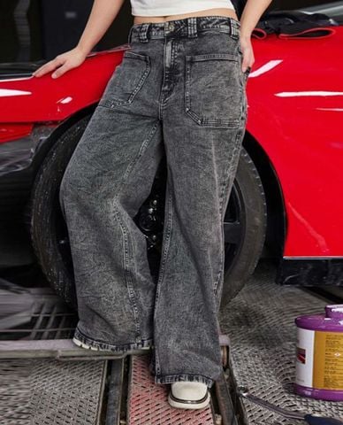  DICKIES - Quần jeans nữ ống rộng hiện đại 