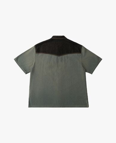  DICKIES - Áo sơ mi denim nam cổ bẻ tay ngắn phối túi 