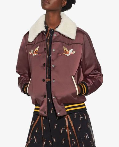  COACH - Áo khoác bomber nữ Padded 
