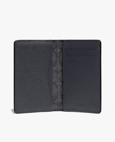  COACH - Ví nam dáng dài chữ nhật Signature Canvas Blocking 