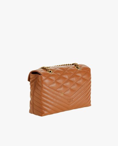  PINKO - Túi đeo chéo nữ chữ nhật nắp gập Love Lady Puff 