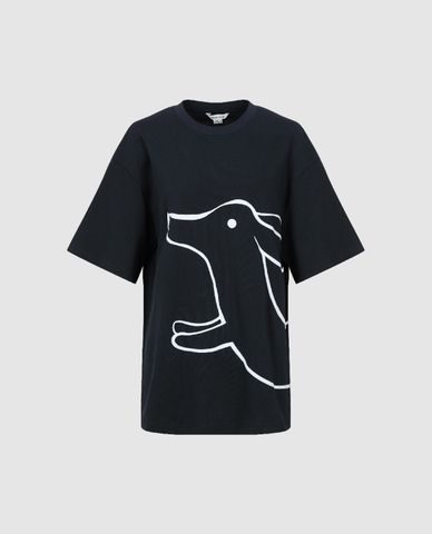  URBAN REVIVO - Áo thun nữ cổ tròn tay ngắn Printed Straight 