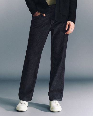  URBAN REVIVO - Quần jeans nam ống đứng trẻ trung 