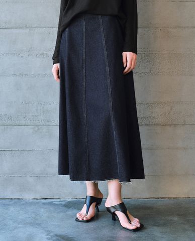  URBAN REVIVO - Chân váy xếp li midi thời thượng 