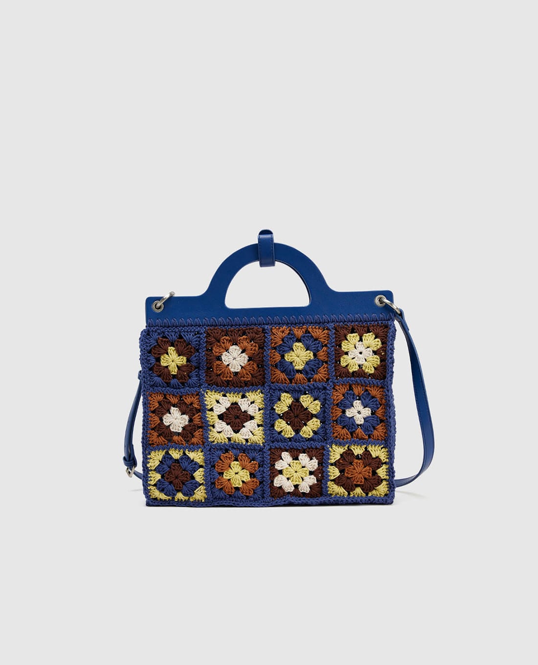 URBAN REVIVO - Túi đeo chéo nữ phom hình vuông Granny