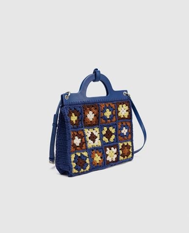  URBAN REVIVO - Túi đeo chéo nữ phom hình vuông Granny 