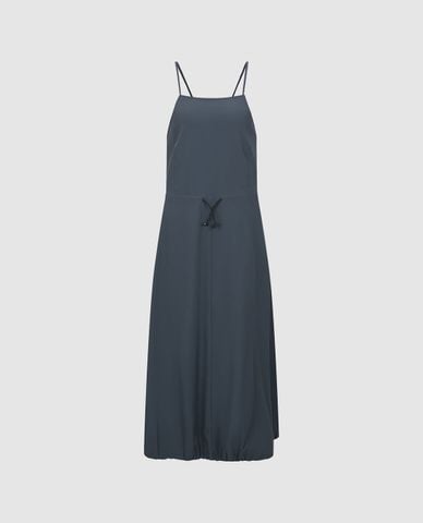  URBAN REVIVO - Đầm hai dây midi phom suông Cami 