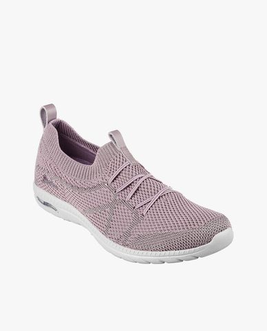  SKECHERS - Giày slip on nữ phối dây thắt Arch Fit Flex 
