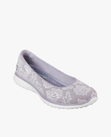  SKECHERS - Giày đế bệt họa tiết ren Microburst Earthy Touch 