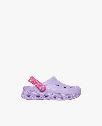  SKECHERS - Giày lười bé gái mũi tròn phối quai Light Hearted 