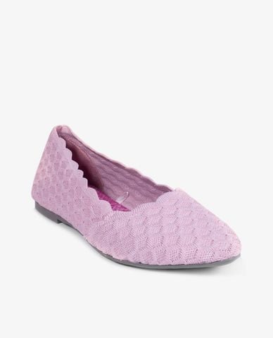  SKECHERS - Giày búp bê nữ mũi nhọn Cleo Honeycomb 
