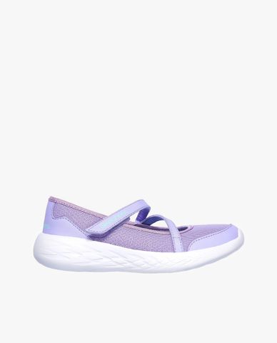  SKECHERS - Giày slip on trẻ em GoRun 600 Jazzy Strides 