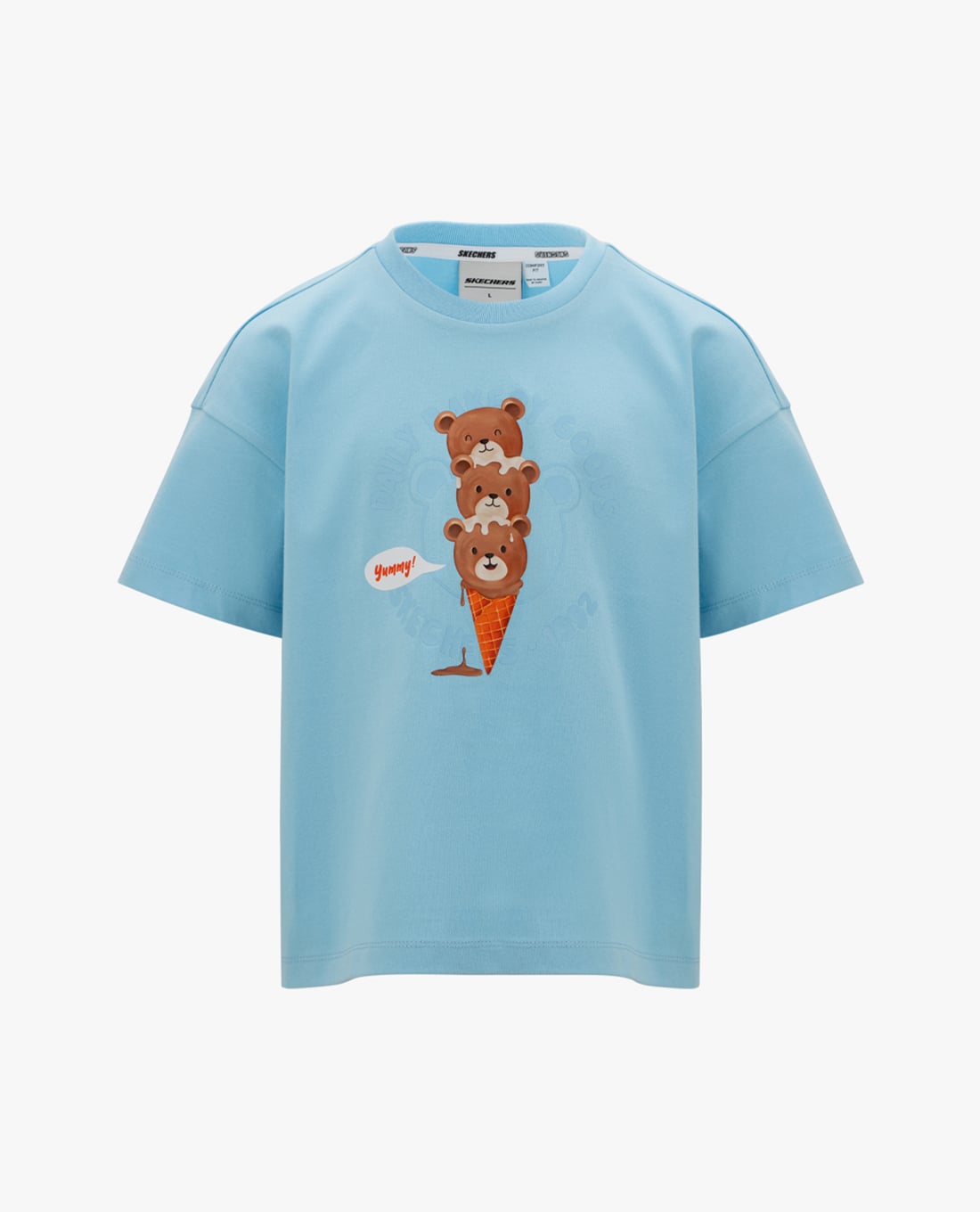 Skechers - áo thun bé trai cổ tròn tay ngắn in họa tiết - Maison Online