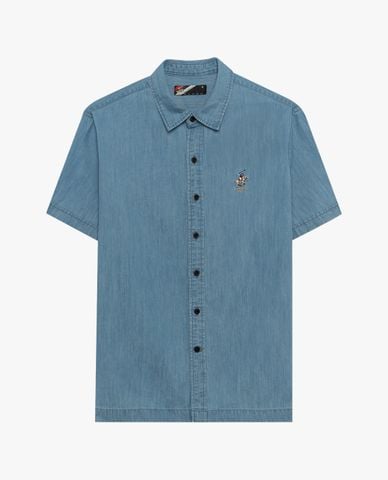  BEVERLY HILLS POLO CLUB - Áo sơ mi nam cổ bẻ tay ngắn 